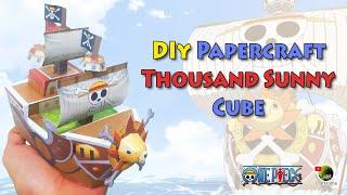 Papercraft Thousand Sunny CubeSimple - One Piece