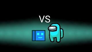 Among Us vs Geometry Dash All Path Clear