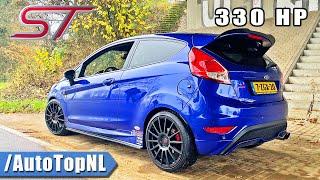 Ford Fiesta ST REVO 330  REVIEW on Autobahn NO SPEED LIMIT by AutoTopNL