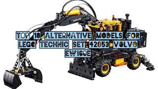 Top 10 Alternative Models for LEGO Technic Set 42053 Volvo EW160E