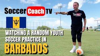 SoccerCoachTV - Checking out a Random Youth Soccer Practice in Barbados.