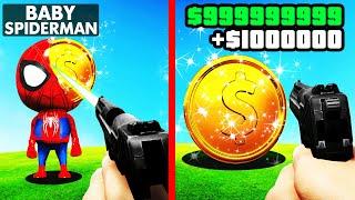 Every SPIDERMAN I SHOOT Becomes MONEY GTA 5