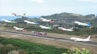 Nonton Pesawat Lion Air Garuda Indonesia Citilink Batik Air dan Airasia Landing dan Take Off 2022