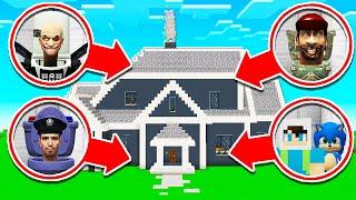 TİTAN SKİBİDİ TUVALETin GİZEMLİ EVİNİ BULDUM - ️ Minecraft