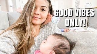 DAY IN THE LIFE  POSITIVE VIBES WITH A TODDLER AND BABY MOM