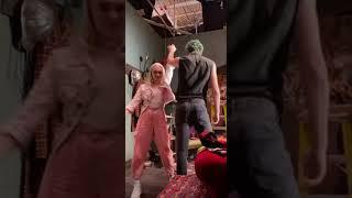 ZOMBIES 3  Zed and Addison dancing on set   Now Streaming on Disney +