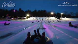 Galactic Snow Tubing at Camelback  Pocono Mountains