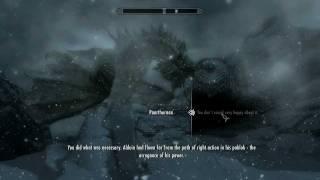 Skyrim Final Boss & Main Quest Ending Dragonslayer