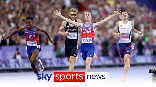 Great Britains Josh Kerr wins silver in mens 1500m race as USAs Cole Hocker claims victory