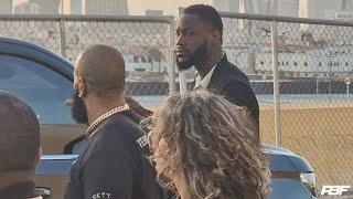 GUTTED DEONTAY WILDER LEAVES ARENA AFTER KNOCKOUT DEFEAT TO ZHILEI ZHANG