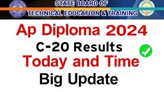 ap diploma c20 results 2024 today  ap sbtet c20 results 2024 date  ap diploma c20 4th sem results