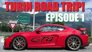 GT4 ROAD TRIP CHAOS UK TO TURIN PART 1 #gt4 #porsche