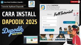 Cara Benar Install Aplikasi Dapodik 2025  Full Tutorial