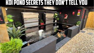 THE TRUTH ABOUT KEEPING KOI***HOW TO GROW BIG KOI***THINGS YOU NEED TO NO WHEN BUILDING A POND 