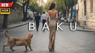  BAKU Azerbaijan 4K HDR Walking Tours.