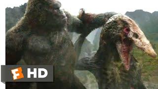 Kong Skull Island 2017 - Kong vs. Skullcrawler Scene 910  Movieclips