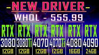 RTX 3080 vs RTX 4070 vs RTX 3080Ti vs RTX 4070Ti vs RTX 4080 vs RTX 4090  NEW DRIVER 