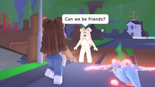 She Only Wanted to be Friends with Rich Players in Adopt me Roblox Adopt me