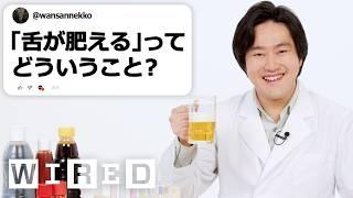 Taste Perception Researcher Answers Questions From Social Media  Tech Support  WIRED Japan