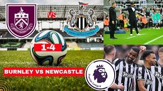 Burnley vs Newcastle 1-4 Live Stream Premier League Football EPL Match Score 2024 Highlights Vivo