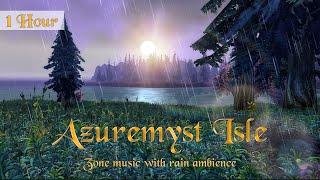 Azuremyst Isle Music & Rain Ambience 1 hour World of Warcraft for Relaxing Sleep Meditation