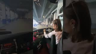 pakistani girl bus driv #bus #girldriver #professionaldriver #pro_driver #travel hindi song