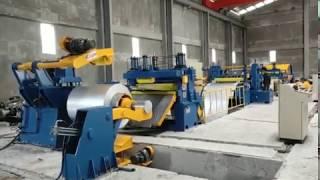 KJS2 1300 steel coil slitter machine working in Philippines