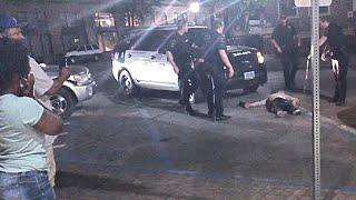 Police Stun Gun Aggressive Drunk