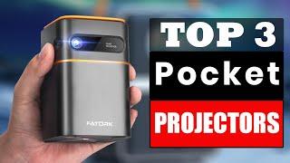 Top 3 Best Pocket Projectors 2024  Best Portable Mini Projectors On Amazon