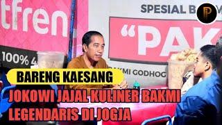 Bareng Kaesang Jokowi Jajal Kuliner Bakmi Legendaris di Jogja