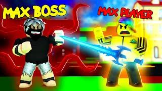 I became a MAX PLAYER and fought the STRONGEST BOSS Roblox