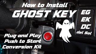 Plug and Play Push to Start Conversion Kit Install EG EK DC & del Sol