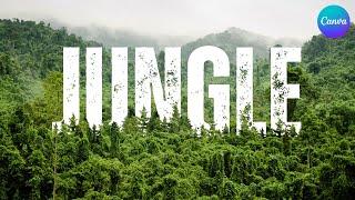 Jungle Text Effect Editing in Canva  Create Stunning Nature-Inspired Typography