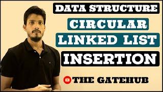 Circular Linked list Insertion at Beginning Ending Specified Position  Data Structure