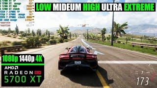 FORZA HORIZON 5  RX 5700 XT + RYZEN 5 5600X  BENCHMARK