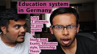 Education system exams thesis internships in Germany  ft. Indian  in RWTH Aachen