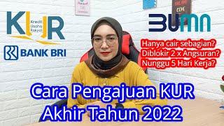 Cara Pengajuan dan Pencairan KUR BRI akhir tahun 2022