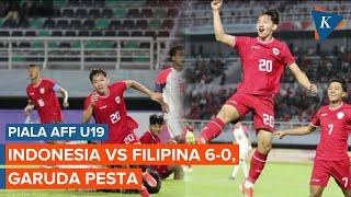 Piala AFF U-19 Timnas Indonesia Vs Filipina 6-0 Arlyansyah-Iqbal Bersinar