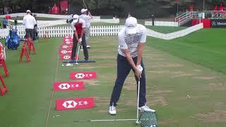 Matt Fitzpatrick iron swing face on