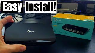 TP-LINK 8 PORT GIGABIT SWITCH  TL-SG1008D  INSTALLATION  & EASY SETUP