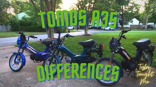 Lets Talk Tomos A35Sprint YearModel Differences