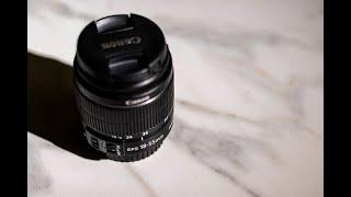 Canon EF-S 18-55mm Kit lens. The lens everyone hates