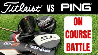 TITLEIST TS2 DRIVER vs PING G400 MAX DRIVER - ON COURSE BATTLE