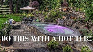 Hot Tub Ideas that fit into your Landscape