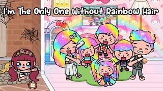 Im The Only One Without Rainbow Hair In My Family   Sad Story  Toca Life Story  Toca Boca