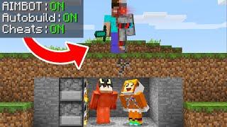 minecraft manhunt vs a TERMINATOR