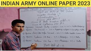 INDIAN ARMY ONLINE EXAM 2023  INDIAN ARMY ONLINE EXAM SYLLABUS 2023  ARMY ONLINE EXAM CLASSESS 