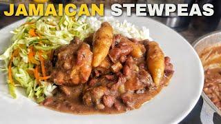 HOW TO MAKE JAMAICAN STEW PEAS  WITH CHICKEN
