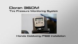 Install Doran Tire Pressure Monitoring TPMS on Honda Goldwing or F6B