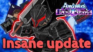 Everything about INSANE BERSERK UPDATE  Anime Last Stand  Update  Roblox